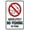 Warning Sign 1, variant on Absolutely No Soliciting Do Not Ring Bell Sign - 8"x12" Aluminum UV Ink Sign, No Excuses No Exceptions, House Business Warning