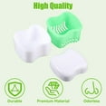 thumbnail image 1 of mmirethe 2pcs/set Teeth Retainer Case Wide Application Easy To Carry Gentle Cleansing Orthodontic Case green, 1 of 6