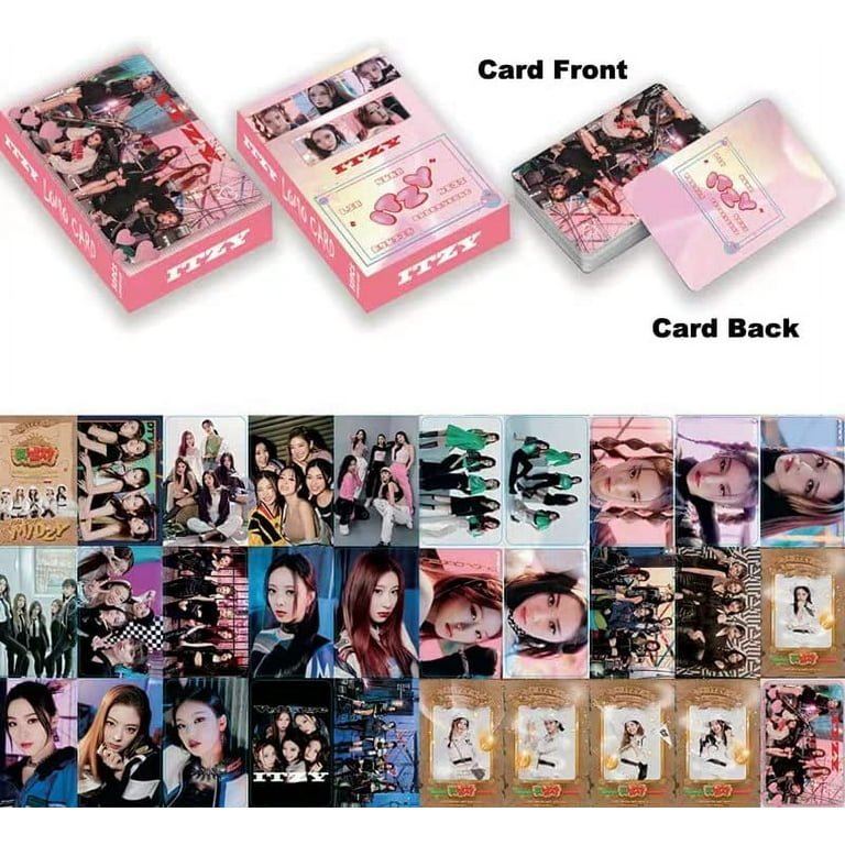 5 Pack/150 Pcs ITZY Lomo Kpop Photocards - High Quality Greeting
