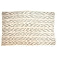 thumbnail image 4 of The Bead Chest White Bogolan Mali Mud Cloth - Handmade African Textile from West Africa - 40x64 Inches - Ideal for Home Decor, Boho Throw Blanket, Upholstery, or Crafts, 4 of 4