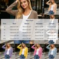 thumbnail image 3 of IUYRTFE Women's Open Front Cardigan Long Sleeve Solid Color Casual Blazer Lightweight Top, 3 of 5