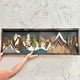 thumbnail image 5 of El Arte de la Pared de la Montaña de Madera Traerá Decoración Artística A Dos Aguas, Decoración de la Escena de la Luna del Atardecer C, 5 of 6
