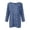a-Blue31675, variant on FINALGANG Womens T Shirt Ribbed Knit Boat Neck Three Quarter Sleeves Tunic Relaxed Fit Casual Tees For Daily Wear Trendy Top