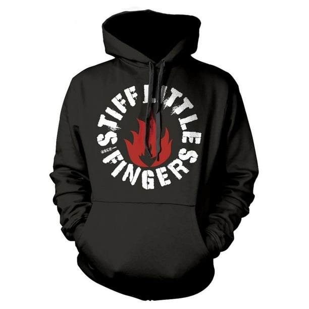 Stiff Little Fingers - Sudadera Punk para Adultos Unisex (Negro)