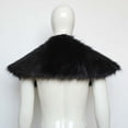 thumbnail image 5 of Lovzfmll Viking Faux Fur Collar for Men, Fur Mantle Shoulder Shawl Wrap, Medieval Retro Cloak Halloween Cosplay Costume, 5 of 5