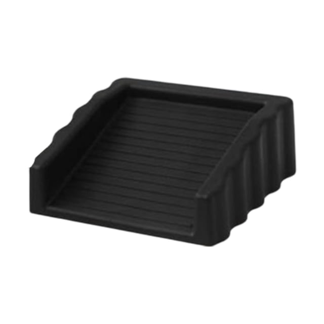 Tope de puerta de goma para puerta, protector de pared, fácil de usar para baldosas, suelos de madera, Negro