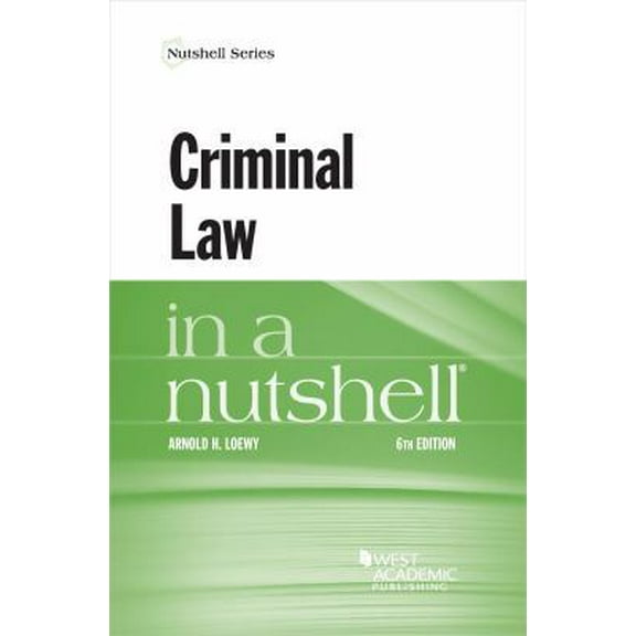 Pre-Owned Criminal Law in a Nutshell (Nutshells) (Paperback) 1640201939 9781640201934