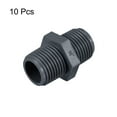thumbnail image 2 of Conector de ajuste de tubo hexagonal de plástico G1/2 macho Uxcell negro 10 unidades, 2 of 3