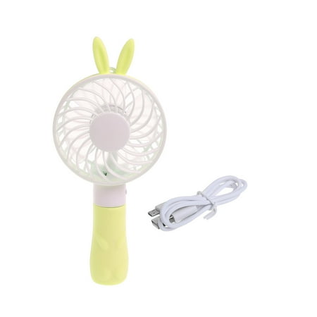 

SIEYIO Portable Hand Fan Battery Operated USB Power Handheld Mini Fan Cooler with Strap