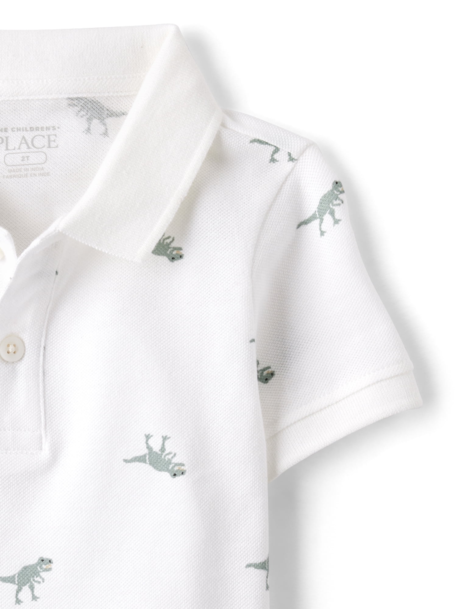 The Children's Place Baby & Toddler Boys Short Sleeve Allover Print Polo, Sizes 6M-5T