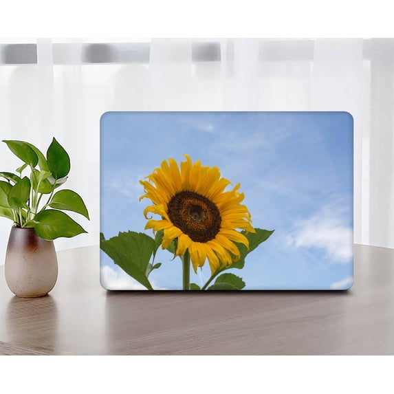 KSK KAISHEK Protective Case Hard Cover Compatible MacBook Pro 13 inchs with Retina Display Touch ID + Black Keyboard Cover Model: M1 A2338/A2289/A2251/A2159/A1989/A1706/A1708 (Flower 0527)