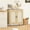 Natural, variant on IdeaHouse Sideboard Buffet Kitchen Storage Cabinet with Rattan Doors, Solid Wood Legs, Ample Storage for Dining Room, Living Room, Entryway & Hallway, Natural Wood