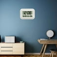 thumbnail image 2 of pitrice Electronic Wall Clock Alarm Clock for Bedroom School Eye Protection Digital Wall NightStand, 2 of 9