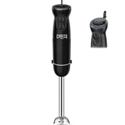 CUOCCO PRO Immersion Blender Handheld, 1100W Hand Blender with 21 Speeds & Turbo, Hand Mixer for Smoothies, Soups & Baby Food, Dishwasher Safe, Black