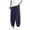 Navy, variant on Kureaily Mens Solid Sweatpants Casual Harem Pants Sportswear Trousers With Pockets