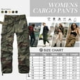 thumbnail image 7 of FEN AI Women's Cargo Pants Casual Work Travel Pants with 7 Cargo Pockets Trousers for Outdoor Hiking Fishing, 7 of 7