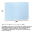 thumbnail image 5 of Waterproof Silicone Pet Feeding Mat w/Raised Edge, Spill-Proof Dog Cat Food Tray, Blue 16x12", 5 of 7