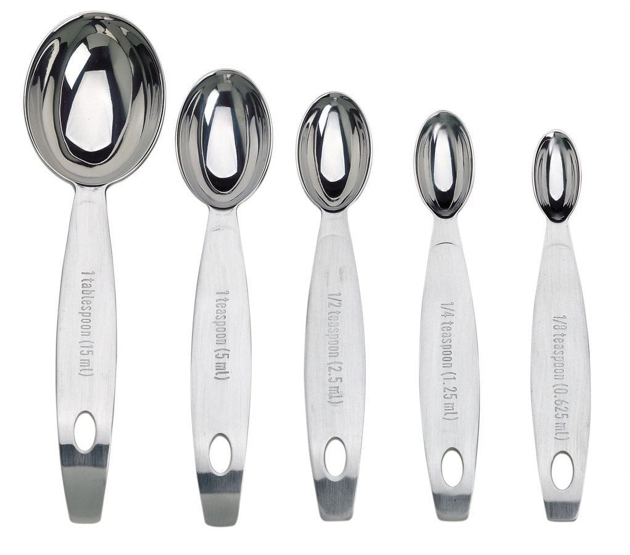 Cuisipro Stainless Steel Odd Size Measuring Spoons, 5 Piece Set : Target