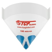 50 Pack of Paint Strainers with Fine 190 Micron Filter Tips "PURE BLUE" Ultra-Flow Blue Nylon Mesh Cone Paint Screen