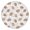 Football With Symbols, variant on Pink Plaid Baseball Pattern Round Fitted Tablecloth with Elastic Edge,Dining Table Cover Waterproof,Outdoor Round Tablecloth for Camping,Dining,Indoor and Outdoor