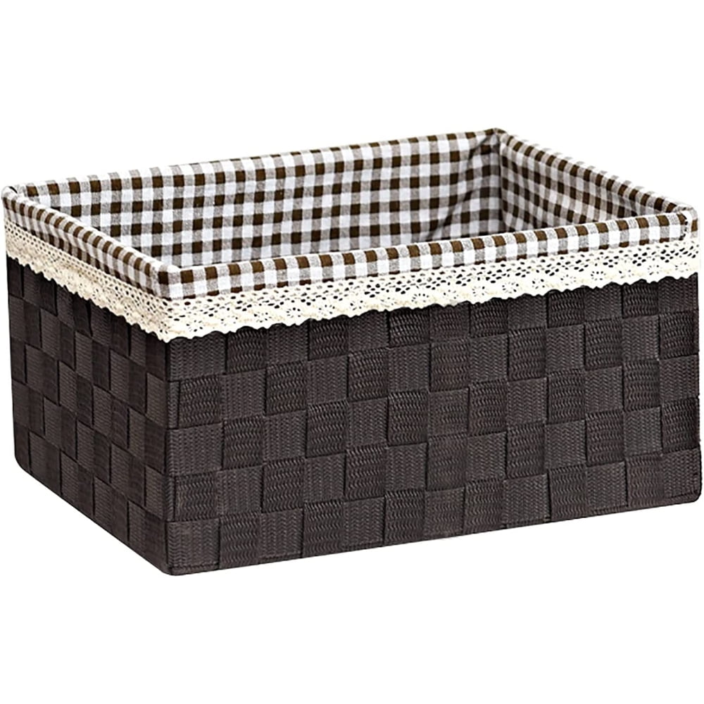 PEACNNG Handicraft creative nylon lidless storage box large storage box