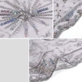thumbnail image 6 of HNMKIU Wraps Women Sequins Moon Scarves Evening Dress Shawls Elegant Glitter Wrap Stole Accessory for Party Wedding Silver,One Size, 6 of 8