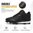 thumbnail image 5 of EQW Kids High-Top Baseball Cleats, Lace-Up Youth Baseball Shoes with Rubber Molded Cleats for Boys Girls, Ankle Support, 5 of 9