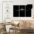thumbnail image 5 of Elephant Stock Muscular Back Wall Art - Horizontal Multi Panel Canvas - Gym/sport Rooms Wall Decor - Hobbies And Lifestyle Multi Panel - Black And Beige Decor - 38" x 24", 5 of 8