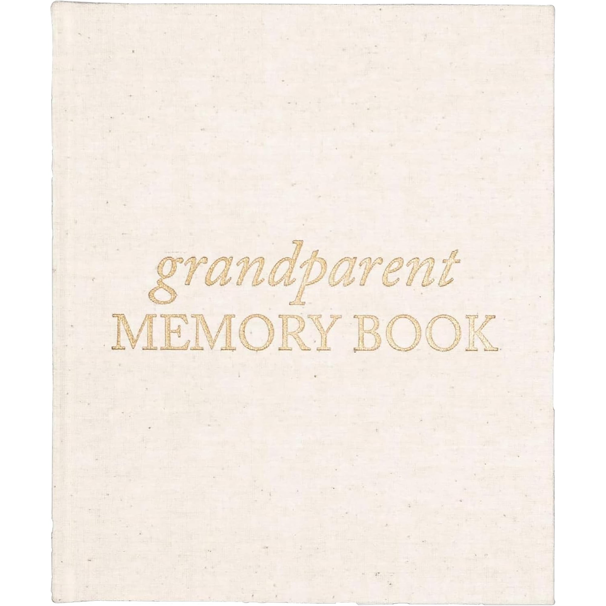 Duncan & Stone Grandparent Memory Book, Linen Hardcover Journal, 72pg