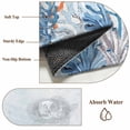 thumbnail image 6 of 3'x5' Area Rugs, Coastal Coral Indoor Outdoor Area Rug for Living Room Bedroom, Blue Ocean Starfish Turtle Watercolor Washable Bathroom Rugs Kitchen Floor Carpet Mats Home Decor Aesthetic, 6 of 8