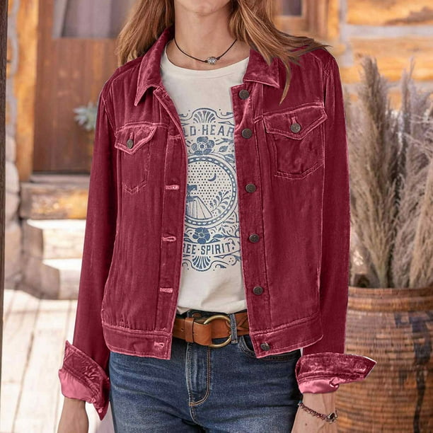 ICHUANYI Liquidación Moda Mujer Turn Down Collar Manga larga Casual Botón Abrigo Blusa ICHUANYI WER202308174341