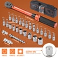 thumbnail image 2 of Llave dinamométrica Matework 1/4" Drive 1-25 Nm con 27 accesorios, 2 of 8