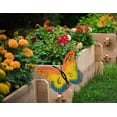 thumbnail image 4 of Decoración de pared de mariposas de metal, decoración de pared para cocina, exterior, valla, jardín, patio, juego de 3 adornos de mariposas, regalo hecho a mano para interiores o exteriores, regalos, 4 of 6