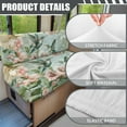 thumbnail image 6 of FORUDESIGNS Hummingbird Hibiscus Print RV Dinette Cushion Covers Stretch Replacement Camper Cushion Slipcover Waterproof RV Couch Cover, 1 Backrest Covers and 1 Bench Covers, 6 of 7