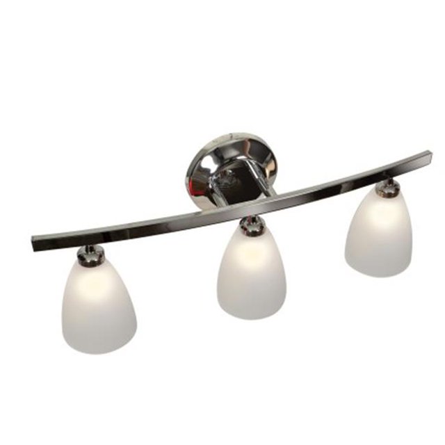 Sydney 63813-19-CH-FST Chrome Vanity With Frosted Glass Sydney Access Lighting