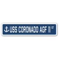 thumbnail image 1 of SignMission SSN-Coronado Agf 11 4 x 18 in. A-16 Street Sign - USS Coronado AGF 11, 1 of 1