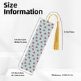 thumbnail image 3 of Kdxio Watermelon Print Metal Tassel Bookmarks,Perfect Gift for Art Lovers and Bookworms Metal Bookmarks for Women, 3 of 8