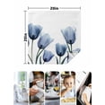 thumbnail image 5 of Cloth Napkins Set of 2 - 20x20 Inches, Blue Spring Floral Washable Reusable Table Napkins, Tulip Blooming Summer Botanical Soft & Absortbent Dining Napkin for Party Wedding Hotel Restaurant, 5 of 8