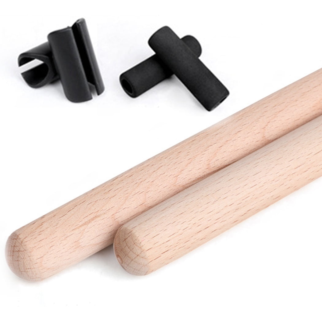 Yoga Stick Set Wooden Sturdy Long Massage Stick Exercise Stick for Back