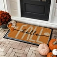 thumbnail image 2 of Orange Hello Fall Pumpkin Fall Door Mat 17 x 29 Inch,Seasonal Autumn Harvest Thanksgiving Decorative Doormat Welcome Floor Mat for Indoor Outdoor, 2 of 6