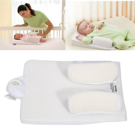 Baby Infant Newborn Sleep Positioner Anti Roll Pillow Prevent Flat Head Cushion Safe Support, Sleep Positioner, Infant Sleep