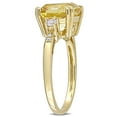 thumbnail image 3 of Everly Women's Created Sapphire and Created Citrine 10k Yellow Gold Ring, 3 of 8