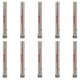 thumbnail image 1 of Brocas para abrir agujeros, 10 Uds., brocas para abrir agujeros de 6mm, brocas para sierra de carpintería de vástago redondo de acero de alta velocidad para mármol de vidrio, 1 of 14