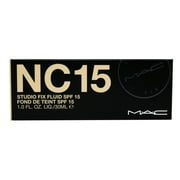 MAC Studio Fix Fluid SPF 15 NC15 Foundation, 1 oz