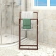 thumbnail image 2 of Towel Rack for Bathroom Storage Freestanding Towel Bar Stand Hand Towel Holder Ladder Drying Rack Bathroom Organizers Accessories for Bath Storage & Hand Towels, 2 of 6