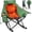 Green, variant on DKMOCO XL Oversized Heated Rocking Camping Chair for Adults,3 Heat Levels Heated,Cup Holder,600D Oxford,Heavy Duty 330 lbs Comfort Outside Rocker,Folding Lawn Chair with Back Support,Khaki Black