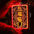 thumbnail image 1 of New Year's Spring Festival Indoor Decoration LED Color Lights Luminous Fuzi Hanging Lights,B, 1 of 5