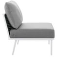 thumbnail image 6 of Modway Stance 3-Piece Modern Fabric/Aluminum Outdoor Set in Gray, 6 of 10