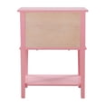 thumbnail image 4 of Home Furniture Modern Newton 2-Drawer Pink Nightstand (28"H X 16"W X 22"D), 4 of 7