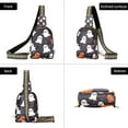 thumbnail image 7 of FORMRS Womens Crossbody Sling Bag Travel Daypack Shoulder Chest Backpack, White Halloween Ghosts, 7 of 7